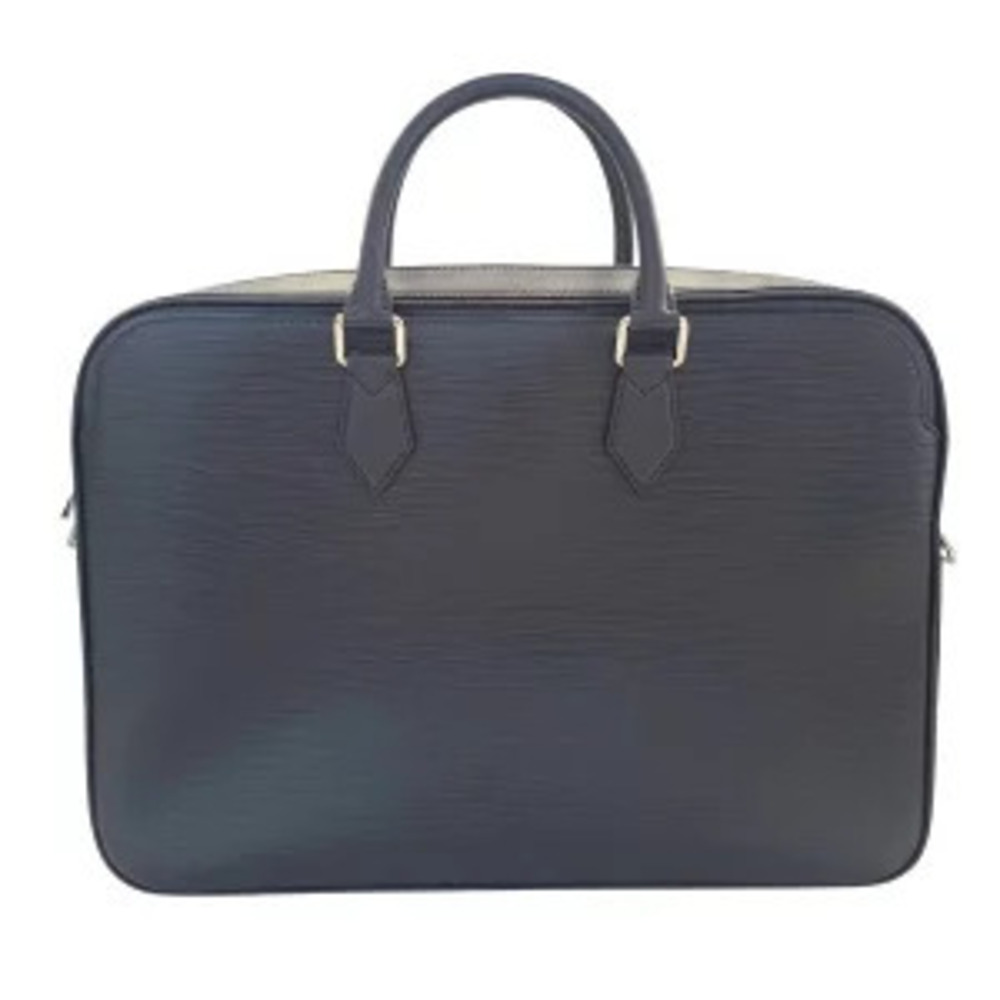 Louis Vuitton Business Dandy Commuting Myrtille Epi Blue Leather Bag